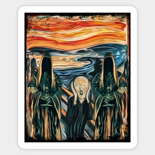 The Scream - Riders - Fantasy Sticker